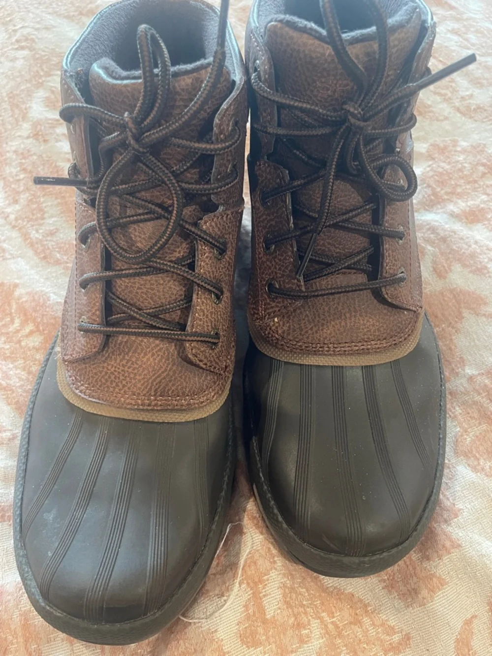 Sperry Brown and Black Waterproof Men's Duck Boots